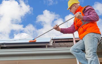 Welland Stone soft wash roof cleaning